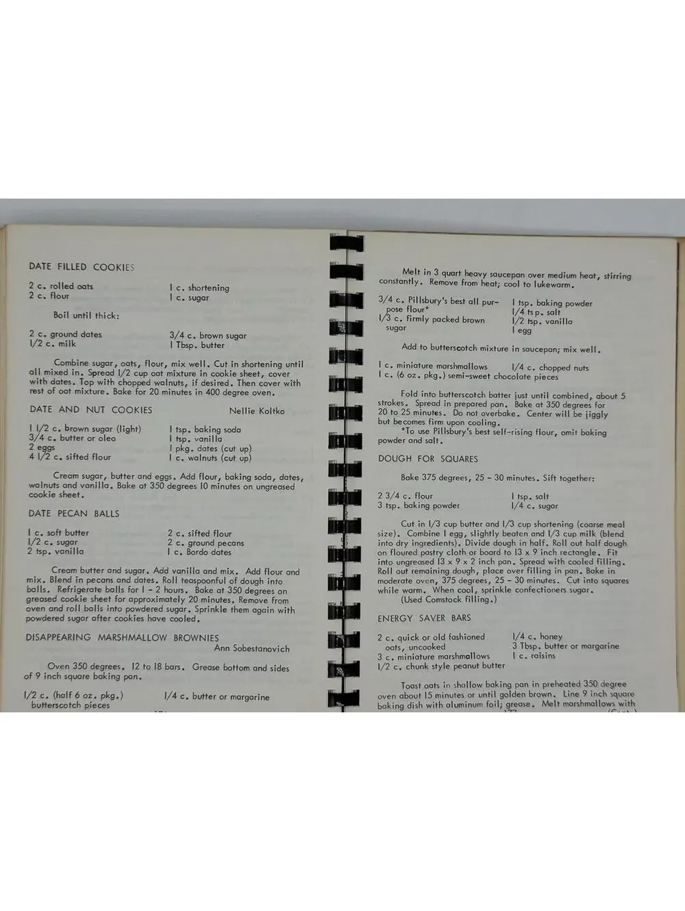 Vintage Community Cookbook, Terryville Connecticut, 1970s Spiral-Bound